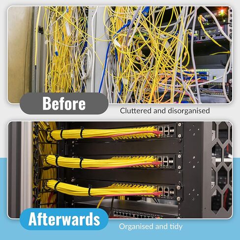 Cable Zip Ties,480 Pack Black Assorted Sizes 10+8+6+4 Inch,Multi-Purpose Self-Locking Nylon Cable Cord Management,Plastic Wire Ties, Black Cable Ties, UV Resistant Wire Ties in Kuwait