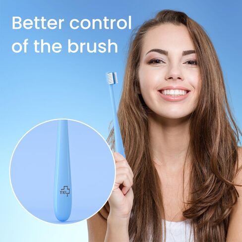 Y-Kelin 2IN1 Orthodontic Braces Toothbrush with interdental Brush in Kuwait