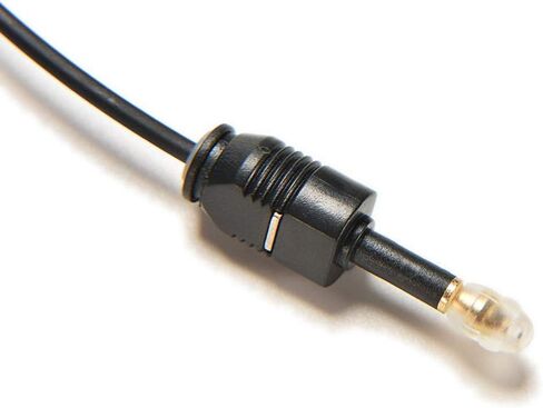 OC1060AK Toslink كابل الصوت الرقمي البصري الحبل البصري لـ HDTV DVD PS3 Xbox مطلي بالذهب 6FT in Kuwait