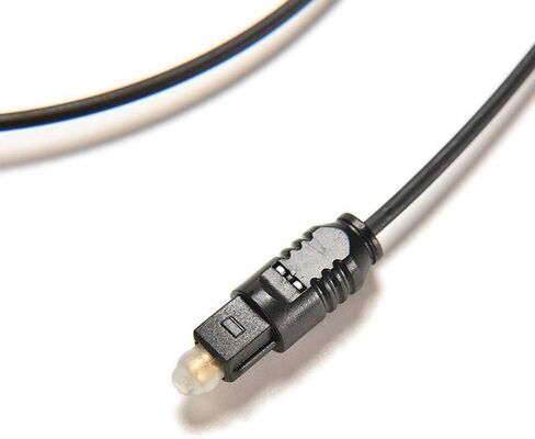 OC1060AK Toslink كابل الصوت الرقمي البصري الحبل البصري لـ HDTV DVD PS3 Xbox مطلي بالذهب 6FT in Kuwait