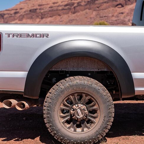 Bushwacker Extend-A-Fender مشاعل أمامية وخلفية ممتدة | طقم مكون من 4 قطع، أسود، لمسة نهائية ناعمة | 20926-02 | يناسب 2009-2014 Ford F-150 (باستثناء رابتور) in Kuwait