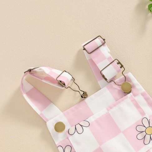 Toddler Baby Girl Clothes Daisy Overalls Shorts Sleeveless Suspender Jumpsuit Romper Cute Summer Outfit Clothing in Kuwait