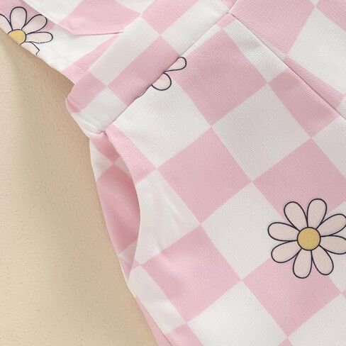 Toddler Baby Girl Clothes Daisy Overalls Shorts Sleeveless Suspender Jumpsuit Romper Cute Summer Outfit Clothing in Kuwait