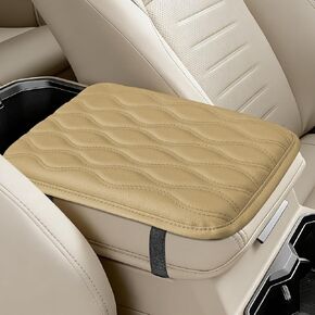 Auto Center Console Pad, Car Arm Rest Cover Pad, Universal Leather Waterproof Armrest Seat Box Cover Protector, Car Interior Comfortable Armrest Seat Cushion for Most Vehicles (Black) in Kuwait
