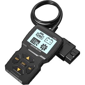 V750 OBDII Auto Scanner Diagnostic Tool for 12V Cars, Check Engine Light Fault Code Reader, CAN EOBD Scanner for 1996+ Vehicles Scan Tool in Kuwait