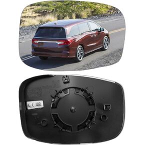 Left Side Mirror Glass Replace HO1324121 76253THRA12 Fit for Honda Odyssey 2018 2019 2020 2021 2022 2023, Driver Hand Side Exterior Rear View Mirrors Glass with Power Heated in Kuwait
