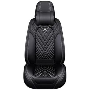 Car Seat Covers Fit for Buick Enclave 2008-2025,2 Seat Comfort Non-Slip Seat Cover Airbag Compatible,Waterproof Leather Seat Covers(Standard 2 Seat,Black Gray) in Saudi Arabia