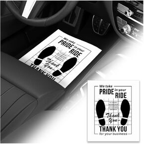 50PCS 16"x20" Paper Floor Mats for Cars Detail,Disposable Car Floor Mats with Delicate Graffiti for Dirt Protection,Essential Paper Car Floors Mat as Cars Detailing Supplies in Saudi Arabia