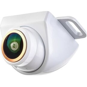Car Backup/Front View Camera Adjustable Fisheye Lens Cam AHD 720P/CVBS & Vehicle Camera for Cars SUVs Pickups Trucks RVs 170° Wide View Angle Night Vision & White Car Rear View Camera in Saudi Arabia