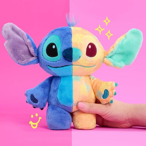 HAPPY HAUL Disney Stitch Remix’d Plush, Short-Run Drop Two-Toned Character Plush Collectible Toy with Patterned Fabrics, 8.5-Inch Stuffed Toy, Ages 8 and up in Saudi Arabia