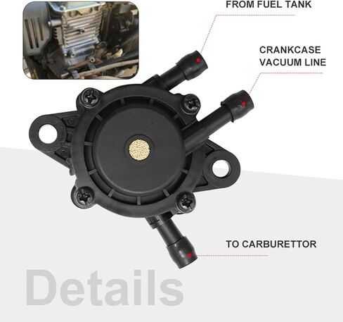 طقم مكربن ​​32-853-08 مع فلتر وقود فلتر الهواء، بديل لمحرك Kohler Motor Courage SV710 SV715 SV720 SV725 SV730 SV735 SV740 SV810 SV820 22-27HP، استبدال 32-853-06 in Kuwait