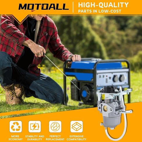 MOTOALL 62523 المكربن ​​602-152 مع لمبة فلتر الوقود لميناء الشحن المفترس 1600 2000 واط العاكس 62523 حشوات المولد in Kuwait