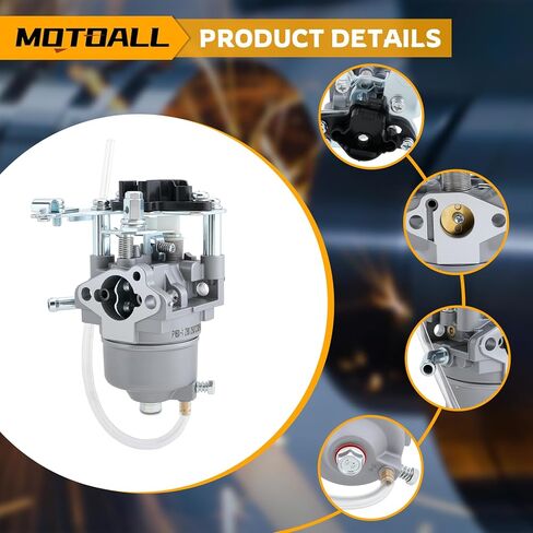 MOTOALL 62523 المكربن ​​602-152 مع لمبة فلتر الوقود لميناء الشحن المفترس 1600 2000 واط العاكس 62523 حشوات المولد in Kuwait