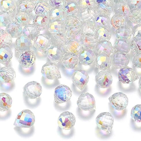 30pcs Top Drilled Sparkly Prisms Chandelier Dangle Charms Waterdrop Glass Crystal Beads for Jewelry Making Faceted Teardrop Glass Spacer for DIY Earrings Necklace Bracelet Jewelry Craft, Lime Green in Kuwait