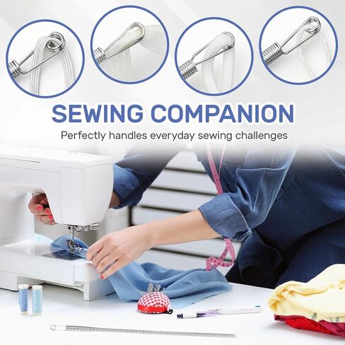Effortless Drawstring Replacement in Seconds – 3PCS Spring-Loaded Needle Threader Tool, Flexible Elastic Rope Threader for Hoodies, Sweatpants, Jackets, Coats, DIY Clothing Repair (3 Pcs) in Kuwait