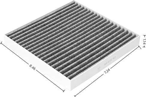 CF12157 Premium Cabin Air Filter with Activated Carbon for Lexus, Toyota, Mazda, Subaru - Replacement for 2016-2024 Models Including Avalon, Camry, Corolla, Highlander, Prius, Rav4, Prius Prime in Saudi Arabia