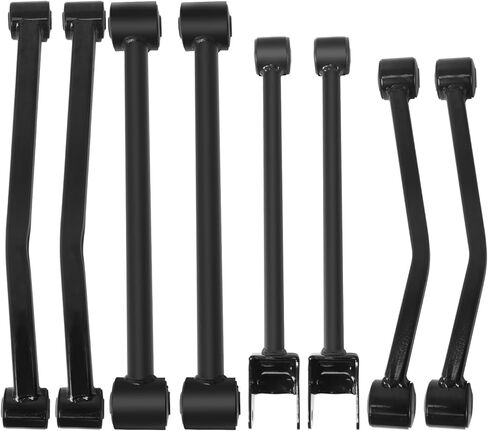 8Pcs Suspension Kit, Front/Rear Control Arm with Bushing for Jeep Wrangler JK 2007-2017, Replace # K641822 K621823 K642032 K641777 52060015AD 52060021AD 52059976AF 52059979AF in Saudi Arabia