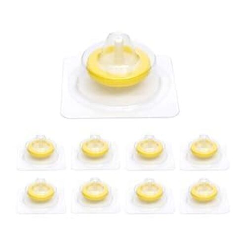 Sterile Syringe Filter PES 100 Pack, 0.22um Pore Size, 13mm Membrane Diameter, Hydrophilic Filtration High Throughput Sterile Packed Individually in Saudi Arabia