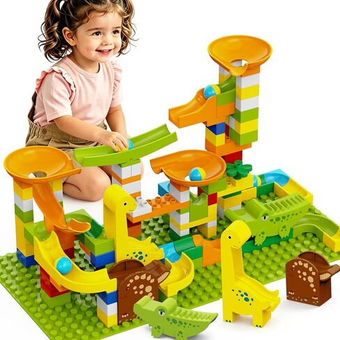 205 PCS Animal Building Blocks Toys - Party Favors for Kids - STEM Large Building Bricks Toys - Classic Big Building Blocks Set - Compatible with LEGO DUPLO Blocks for toddlers,Kids 3,4,5,6,7,8+ in Saudi Arabia