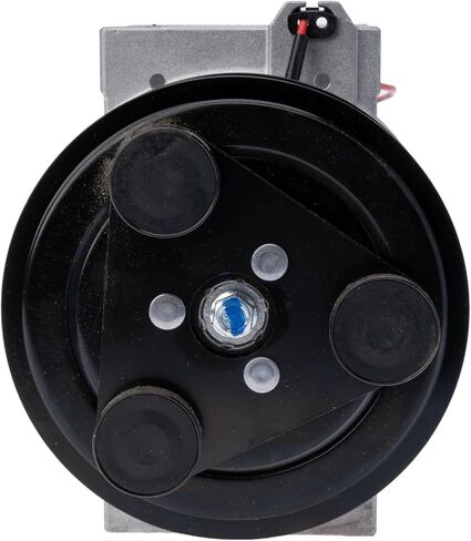 MCC Y61-Q1602-00 Compressor | Replaces Valeo TM-16 & Seltec 488-46458 | Direct Mount (4-Bolt) | 8-Groove Pulley 12V | Fits Ford E-Series Shuttle Bus Rear A/C in Saudi Arabia