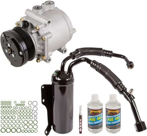 AC Compressor & A/C Repair Kit For Ford E150 E250 E350 E450 Econoline Club Wagon 2002-2006 w/Gas Engine w/o Rear AC - BuyAutoParts 60-81271RK NEW in Kuwait
