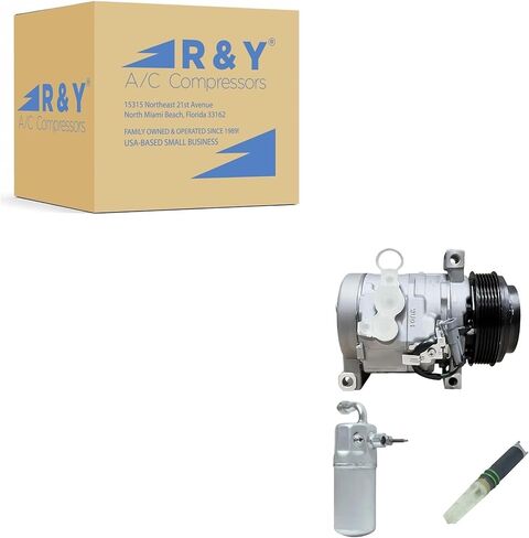 RYC جديد السيارات تكييف الهواء ضاغط ومجموعة القابض KT DG75N (يناسب شيفروليه سيلفرادو 2500 HD، 3500 HD 6.6L 2011-2014؛ يناسب جي إم سي سييرا 2500 HD، سييرا 3500 HD 6.6L 2011-2014) in Kuwait