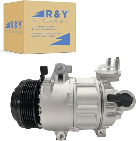 RYC New Automotive A/C Compressor AD-68459N (Fits Jeep Grand Cherokee L 3.6L 2021, 2022, 2023, 2024; Fits Jeep Grand Cherokee 3.6L 2022-2024) in Kuwait