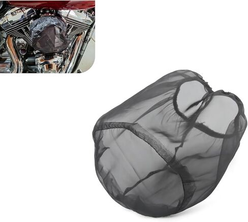 Air Intake Filter Sock Cover, Waterproof Dustproof High Flow Cold Air Filter Protective Wrap, Flexible Breathable Air Filter Wrap, Universal for Most Cars, SUVs (Large) in Kuwait