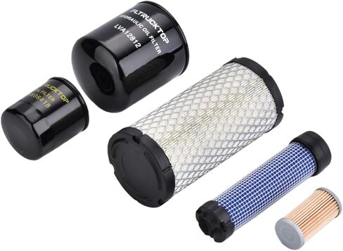 LVA21196 Filter Kit fit for John Deere 2210 Compact Utility Tractor Service replace CH15553, LVA12812, M113621, M806418, M123378 in Kuwait