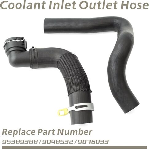 95389388 9048532 Engine Coolant Inlet Outlet Hose Replacement for Chevrolet Cruze 2011 2012 2013 2014 2015 for Cruze Limited 1.8L 2016, Replace 9076033 2 Pcs Radiator Pipe Line Tube Rubber in Kuwait