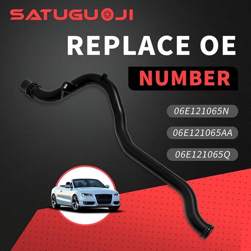 06E121065N Coolant Hose Radiator Cooling Connector Pipe Compatible with A4 A5 A6 A7 A8 Quattro Q5 Q7 SQ5 S4 S5 06E121065Q 06E121065AA,95810646500 in Saudi Arabia
