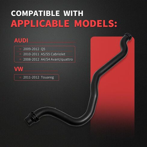 06E121065N Coolant Hose Radiator Cooling Connector Pipe Compatible with A4 A5 A6 A7 A8 Quattro Q5 Q7 SQ5 S4 S5 06E121065Q 06E121065AA,95810646500 in Saudi Arabia