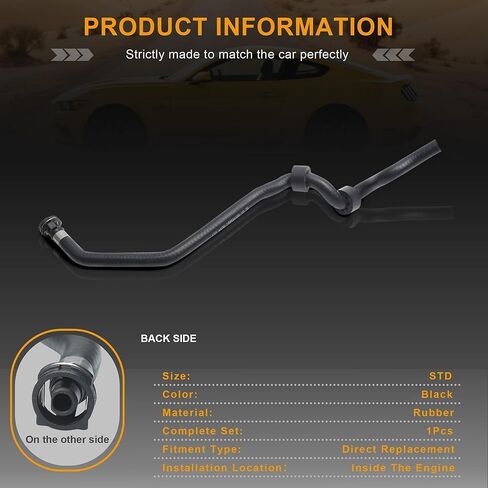 5N0122447AB Coolant Hose 5ND122447B Compatible with Audi Q3 2.0 TFSI quattro 2011-2015 in Saudi Arabia