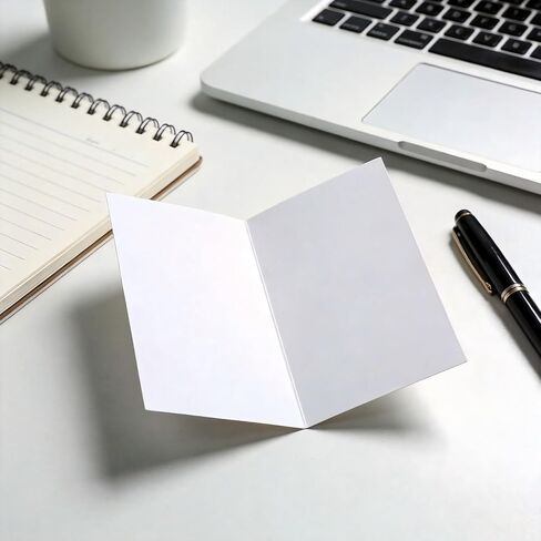 150 Pcs 2 * 3.5 Inch White Place Cards for Wedding, Tent Style Blank Table Cards for Buffet, Dinner, Parties, Business Events - Heavyweight Cardstock, Perfect for Calligraphy & All Pens in Saudi Arabia