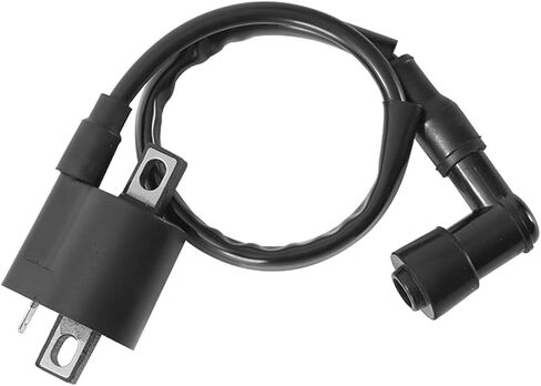 Motorcycle Ignition Coil, Vertical High Voltage Ignition Coil, Plug/Play Engine Control Module, for 125cc to 250cc ATVs, Quads, Dirt Bikes, Pit Bikes, Buggie, Motorcycles, and Go Karts (Black) in Saudi Arabia