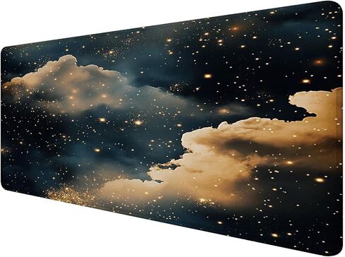 Coquette Black Bow Large Mouse Pad 31.5x15.7inch, Trendy Preppy Black White Bow Large Extended Computer Desk Mat Mousepad for Keyboard and Mouse, Girly Desk Accessories in Saudi Arabia