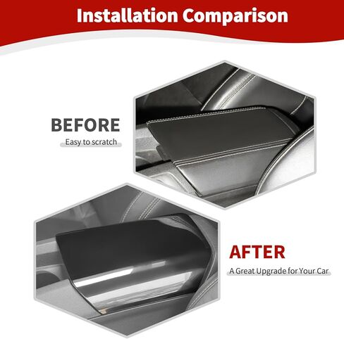 for Camaro Center Console Armrest Cover Trim Fit for Chevy Camaro 2010-2015 Black Interior Accessories 1pc in Saudi Arabia
