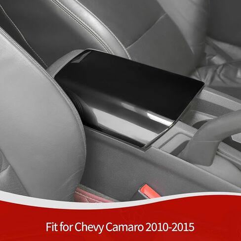 for Camaro Center Console Armrest Cover Trim Fit for Chevy Camaro 2010-2015 Black Interior Accessories 1pc in Saudi Arabia