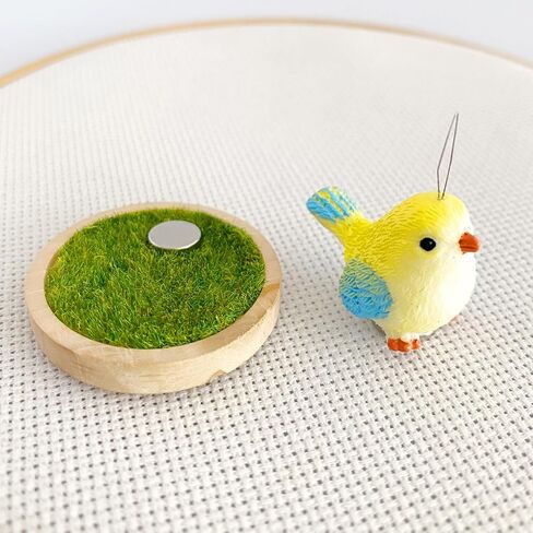 Bird Needle Threader with Grass Needle Minder for Cross Stitch, Magnetic Needle Nanny for Embroidery Sewing Needlework Supplies in Saudi Arabia
