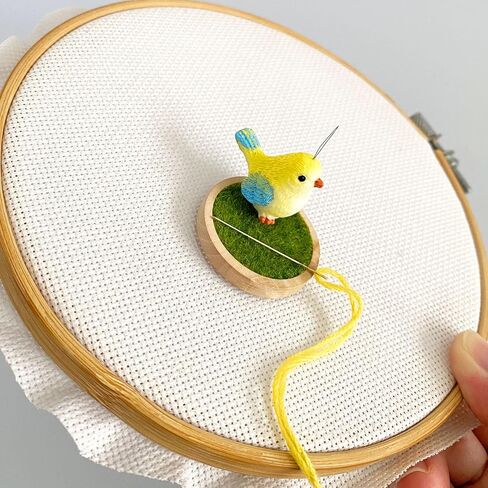 Bird Needle Threader with Grass Needle Minder for Cross Stitch, Magnetic Needle Nanny for Embroidery Sewing Needlework Supplies in Saudi Arabia