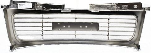 مجموعة شبكة Garage-Pro متوافقة مع GMC Sonoma 1998-2004، تناسب 1998-2001 GMC Jimmy Chrome Shell مع إدراج رمادي فضي مطلي in Kuwait