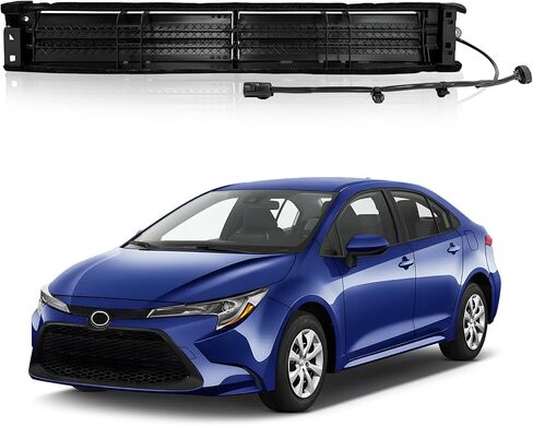 Front Active Grille Shutter w/Motor Compatible With TOYOTA COROLLA 2020-2024 Fits TO1206102 53019-12010 in Saudi Arabia