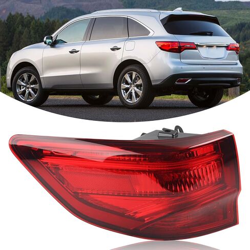 RH LED Tail Light With Bulb Harness Assembly Compatible With 2014-2020 Acura MDX Rear Lamp Right Passenger Side Replacement 33500TZ5A02 AC2805103 CAPA in Saudi Arabia