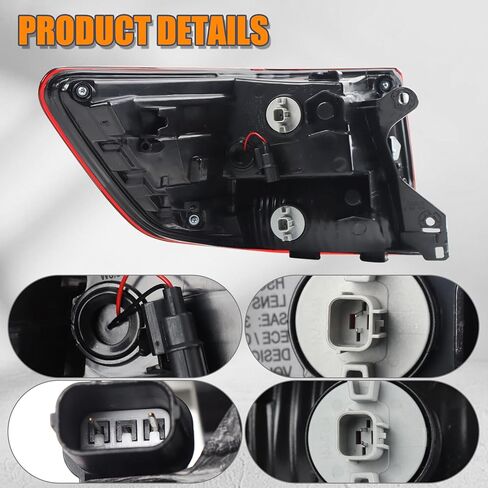 RH LED Tail Light With Bulb Harness Assembly Compatible With 2014-2020 Acura MDX Rear Lamp Right Passenger Side Replacement 33500TZ5A02 AC2805103 CAPA in Saudi Arabia