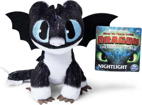 DreamWorks Dragons, Nightlight 8-inch Premium Plush Dragon, for Kids Aged 4 and Up in Saudi Arabia