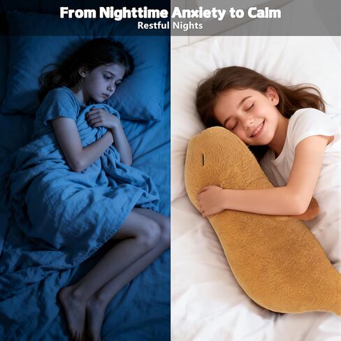 5lb Weighted Capybara Plush Stuffed Animals- Weighted 23 Inch Large Capybara Plush for Calming & Comforting Realistic Body Pillow Plush Toys,5 Pounds Capybara Stuffed Animals Gifts Kids Teens & Adults in Saudi Arabia