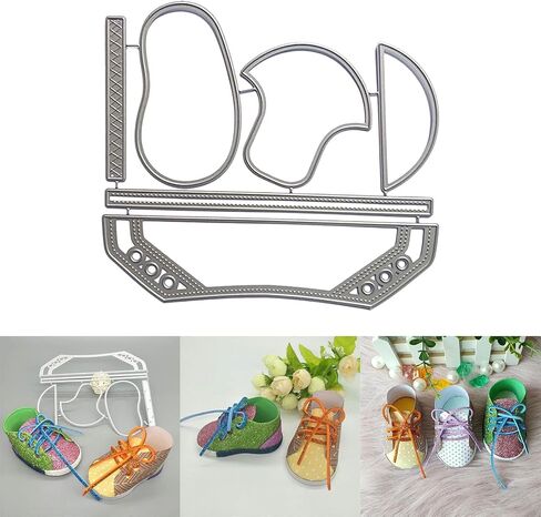 Baby Shoe Cutting Dies Metal Die Cuts Embossing Stencils For Scrapbooking Album Card Photo Decoration Template Mold in Saudi Arabia