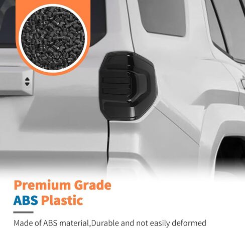JeCar Tail Light Cover for 2025+ 4Runner - Smoked Black Taillight Lamp Cover Trim Guards, Exterior Decoration Accessories in Kuwait