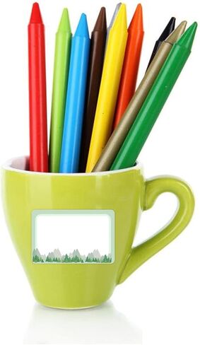 120 Pcs Moving Mountain Name Tags,3.5x2.25 Inches Colorful Self Adhesive Name Tags Label Stickers Camp Decorative Labels for Summer Camping Party Family Back to School Desk Office Classroom Home in Saudi Arabia