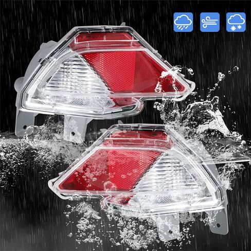 GXYWADY Rear Bumper Reflector Light Stop Lamp Replacement for Toyota RAV4 2016-2018 814800R040 TO2883107 814900R040 TO2882107 Left & Right in Kuwait
